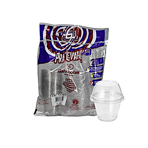 G687 Pote 180ml c/Tampa Bolha - Pacote c/25un.