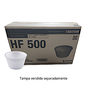 HF500 Pote Térmico (Cumbuca 500ml) - c/400un