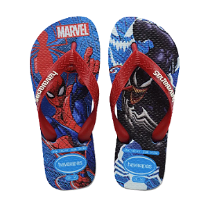 SANDALIAS HAVAIANAS K TOP MARVEL II AZUL BRILHANTE