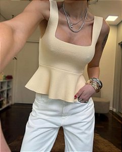 Regata Peplum Flávia