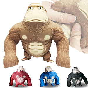 Brinquedo Indestrutível Macaco Boneco Grande Squish Apertar Estica