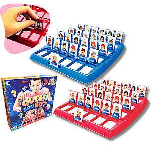 Jogo Quem Sou Eu Educativo Tabuleiro Cartas Advinha Diversão em Família - Envio Imediato