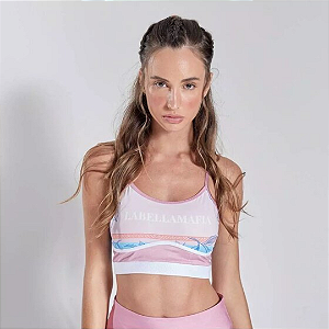 Top Floral Laballamafia Rosa