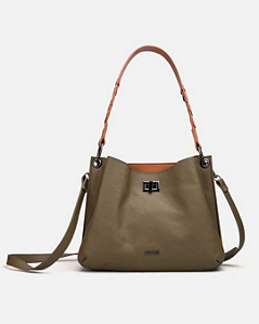 Bolsa Média Com Alça Trançada Lez a Lez