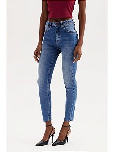 Calça Turmalina Cigarrete Flor de Lis Jeans