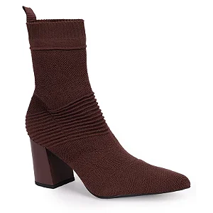 Bota Cano Curto Knit 7cm WJ