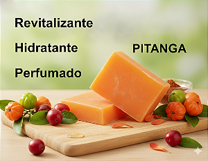 Sabonete de Pitanga Natural Artesanal Hidratante 110g