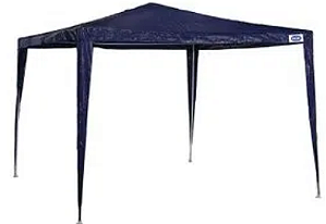 Gazebo 3m x 3m Ráfia Azul