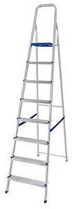 Escada Alumínio 8 Degraus