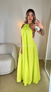 Vestido Longo Flor