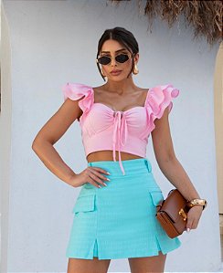 Cropped Babados