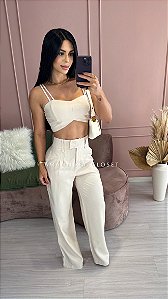 Conjunto Alça Dupla Pantalona
