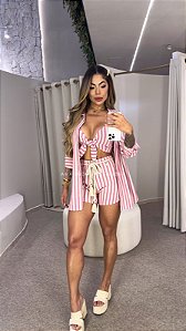 Conj. Camisa/short/top “ Z “