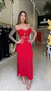 Vestido Longo TQC Tricot “ A” !