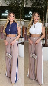 Conjunto Jeans/Calça Wide Leg !