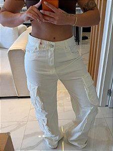 Calça Jeans Cargo Off !
