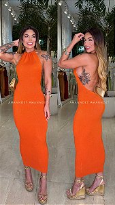 Vestido Arpoador Tricot Longuete !