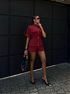 Conj. Alfaiataria Colete/Bolsos/Shorts 5 Estrelas !