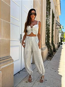 Conjunto Stripes Acqua pimpnella !