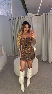 Conjunto Dakota Sued Bordado !
