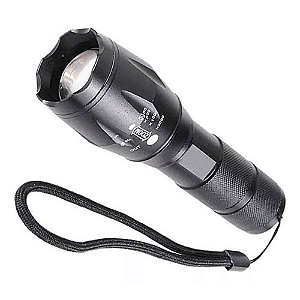 Lanterna Militar Led Pesca E Camping Recarregável 5 Modos Acampamento