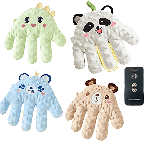 Mãozinha Almofada Tapinha Para Dormir Bebê, Palmas Calmante