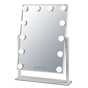 Espelho Camarim Grande 12 Leds Penteadeira Botão Touch Luxo