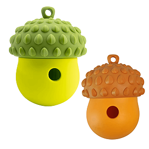 Brinquedo Recheável Porta Petisco Pet Cão Gato Premium