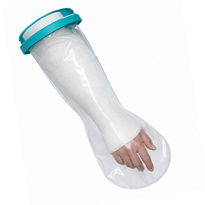 Capa Protetor de Gesso e Curativo Braço 50cm Impermeável
