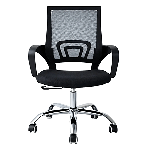 Cadeira de Escritório Ergonômica Encosto Mesh Giratória Executiva
