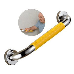Barra De Apoio Antiderrapante Alça Para Idosos Deficientes 40 Cm Silicone
