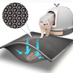 Tapete Higiênico G Coletor De Areia Para Gato 45X60CM