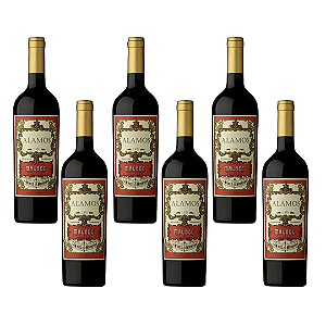 Alamos Malbec 750ml - caixa com 6 garrafas