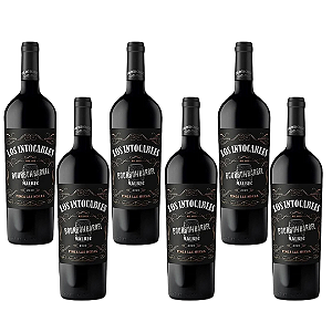 Los Intocables Malbec - 750ml - caixa com 6 garrafas