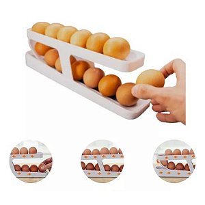 Porta Ovos De Geladeira Organizador De Ovos Plastico Capacidade Até 14 Ovos Ns3