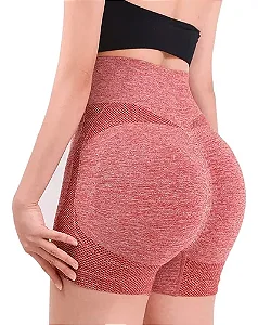 Shorts Feminino Academia Corrida Treino Empina Bumbum Cores Tamanho único ajustável