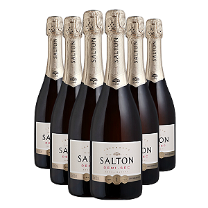 Espumante Salton Demi Sec 750ml 6 garrafas
