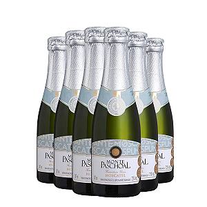 Espumante Monte Paschoal Moscatel 187ml 06 garrafas