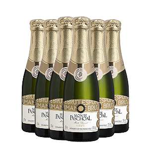 Espumante Monte Paschoal Moscatel Brut 187ml 06 garrafas