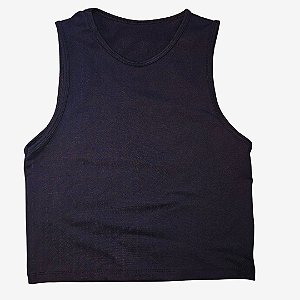 BLUSA CROPPED PRETA