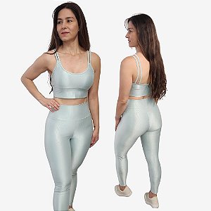 CONJUNTO POLIAMIDA GLOW VERDE MATCHA