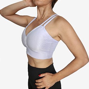 TOP BRILHOSO CANELADO BRANCO