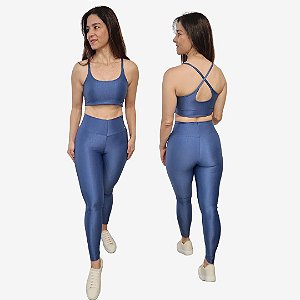 CONJUNTO CANELADO ALÇA CRUZADA