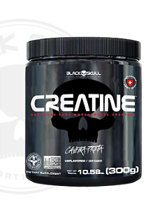 Creatina Monohidratada Pura 300g - Black Skull