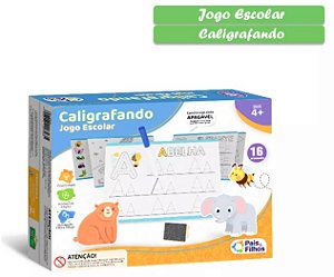 Jogo Caligrafia Atividade Infantil Ensino Pedagógico - Pais & Filhos