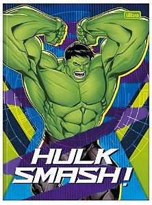 Caderno Brochurão Capa Dura 80 Folhas Hulk - Tilibra