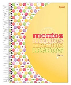 Caderno 10 Matérias Capa Dura Mentos 160 Fls - Jandaia