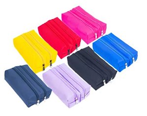 Estojo Escolar Duplo Liso