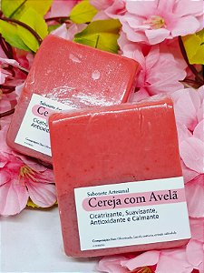 Sabonete Artesanal Cereja com Avelã