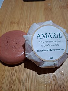 Sabonete Artesanal Argila Vermelha